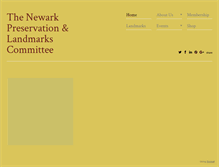 Tablet Screenshot of newarklandmarks.org